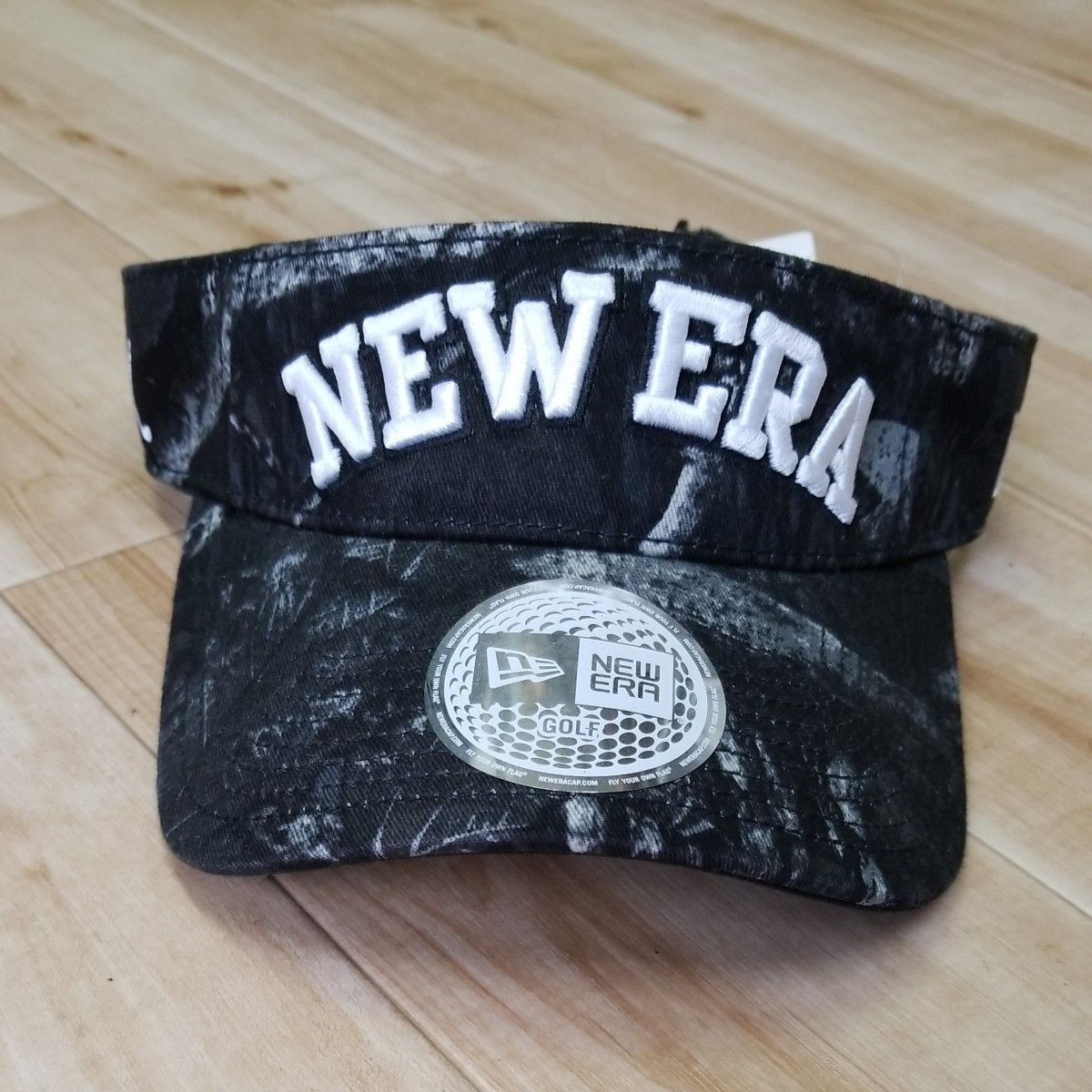 NEW ERA ゴルフ サンバイザー ナイトカモ柄 キャップ