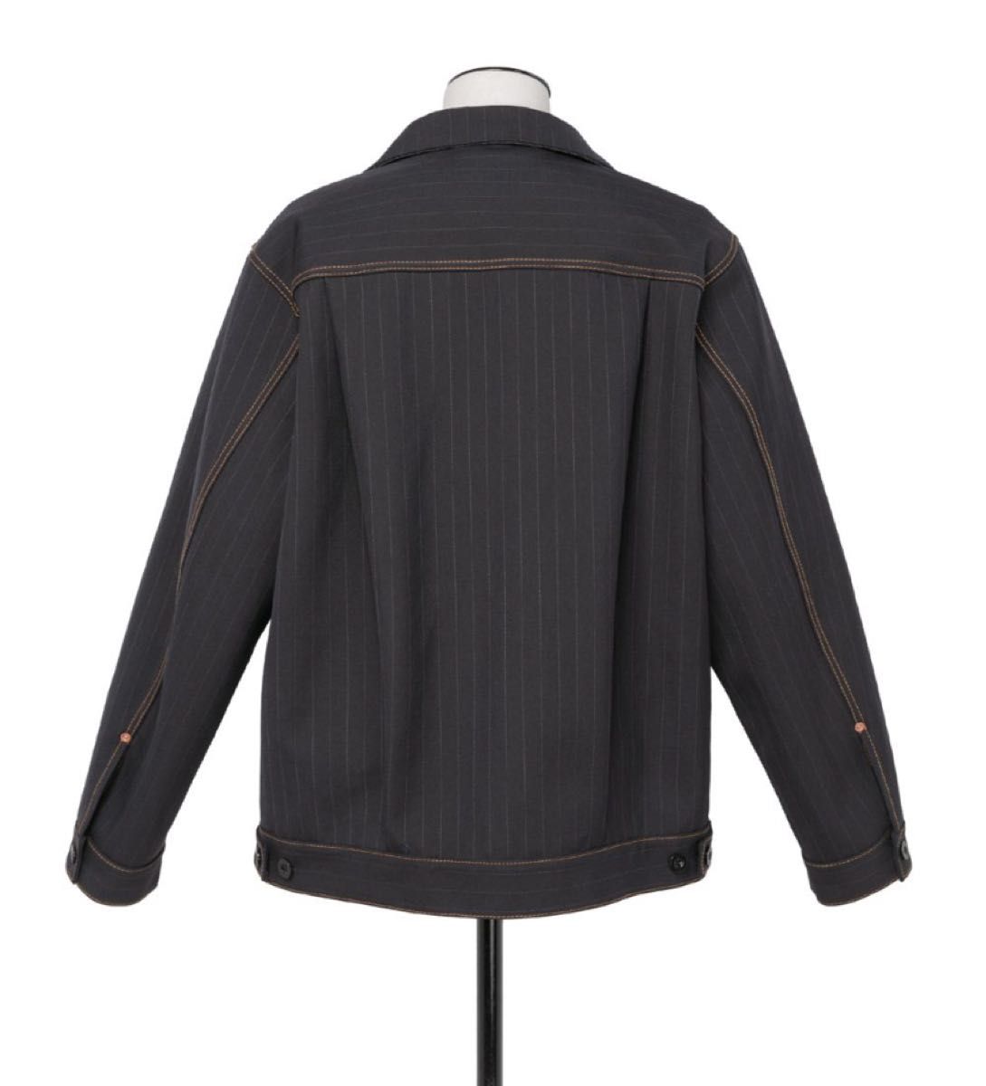 新品 24ss sacai Chalk Stripe Bonding Jacket サイズ2