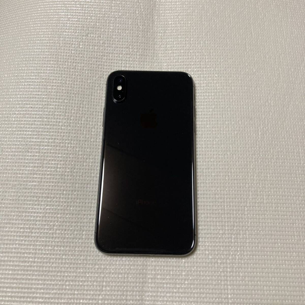 送料無料 美品 SIMフリー iPhoneX 64GB スペースグレー バッテリー最大容量100% SIMロック解除済の画像2