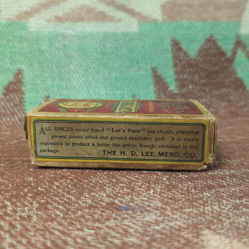 初期ロゴ 【H.D.LEE MERCANTILE】 1900s Spice Box/ 1900年代 スパイス　箱 食品 アドバタイジング ビンテージ アンティーク 1890s1910s20s_画像5