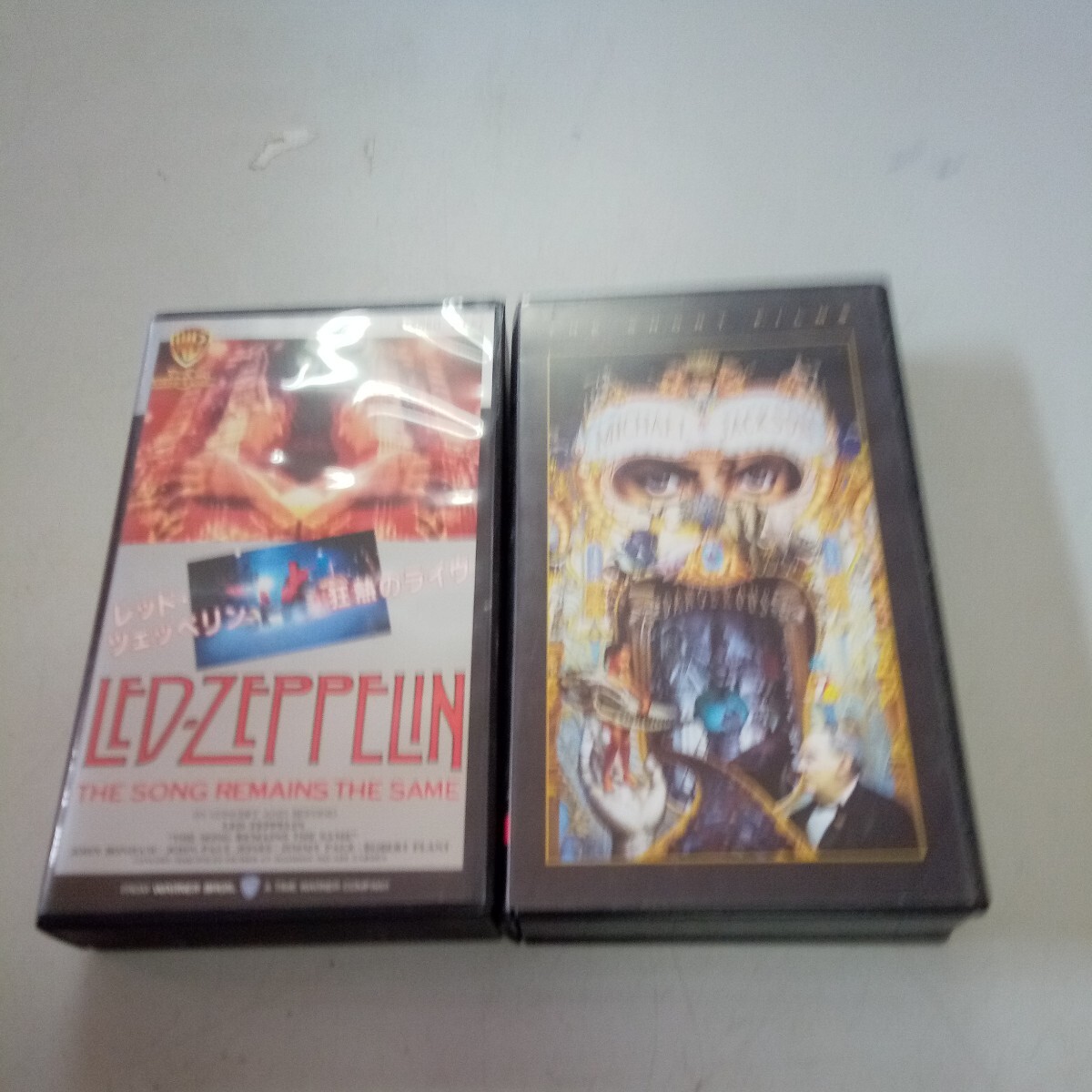 レッドツェッペリン狂熱のライブ Led Zeppelin ビデオ VHS ツェッペリン ペイジ プラント　マイケルジャクソン　ビデオ　美品　⑮_画像1