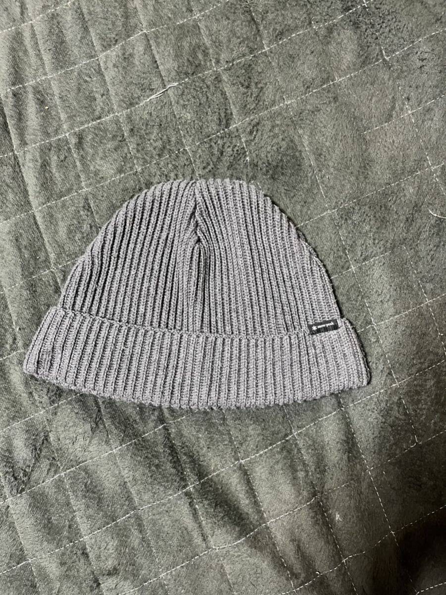 Pe Co Knit Cap One Grey ニット帽 ニットキャップ ビーニー snow peak スノーピーク_画像1