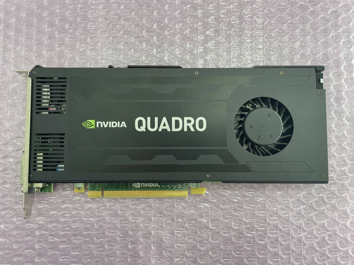 #800053 NVIDIA グラフィックボード Quadro K4200 (4GB GDDR5 / PCI Express 2.0 x16接続) ※動作確認済※の画像1