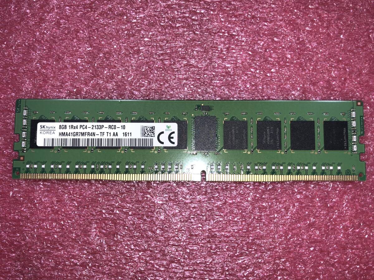 #2038 SK Hynix DDR4-2133 1Rx4 PC4-17000 ECC REG 8GB 保証付き HMA41GR7MFR4N-TFの画像1