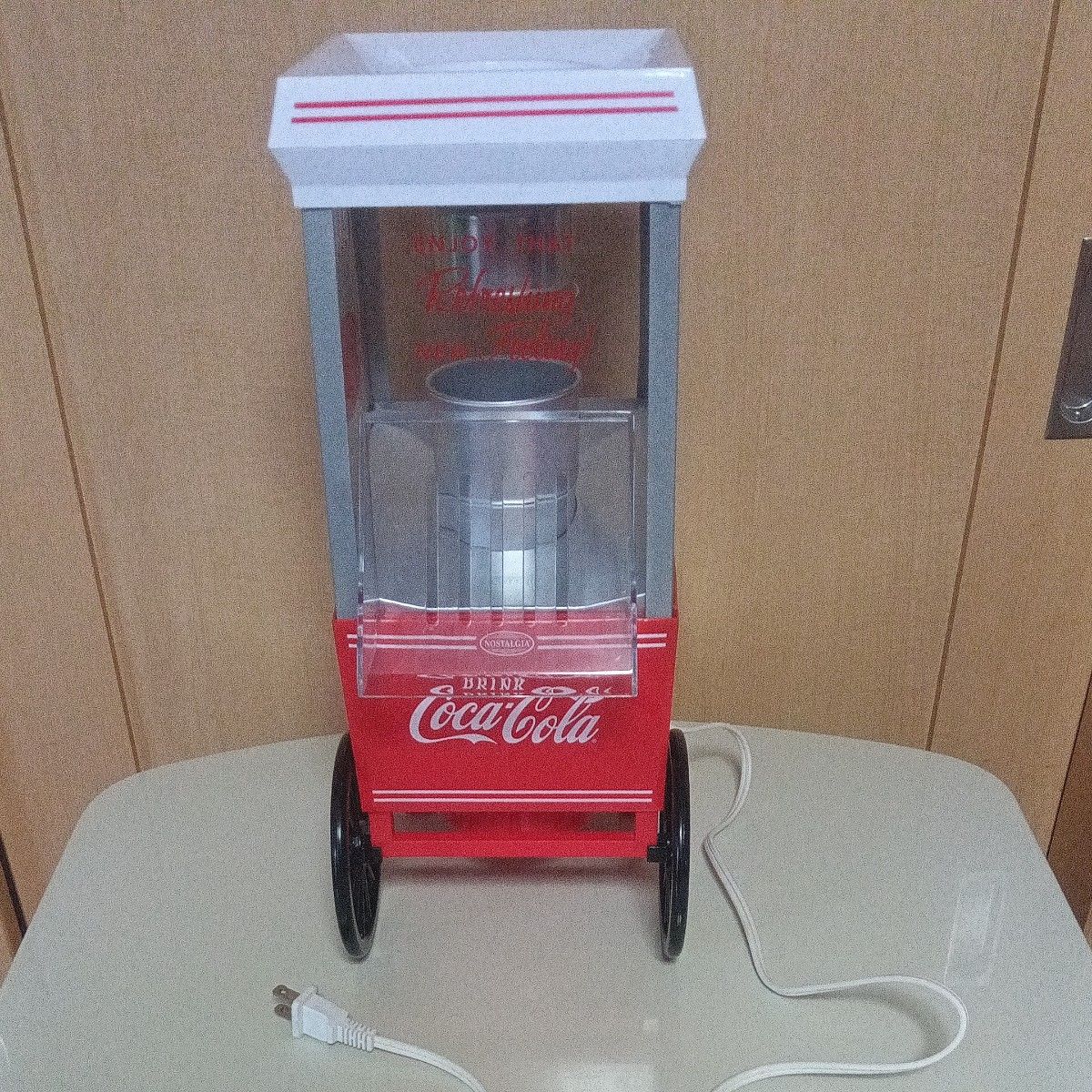 コカコーラ　ポップコーンメーカー　Coca-Cola　popcorn レア　中古品