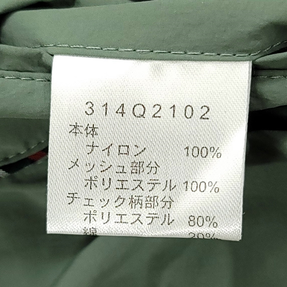 WC648D10 未使用 Golden Bear ゴールデンベア ナイロン ドライビングジャケット ブルゾン Lサイズ グリーン 314Q2102 メンズ 紳士 /26の画像8