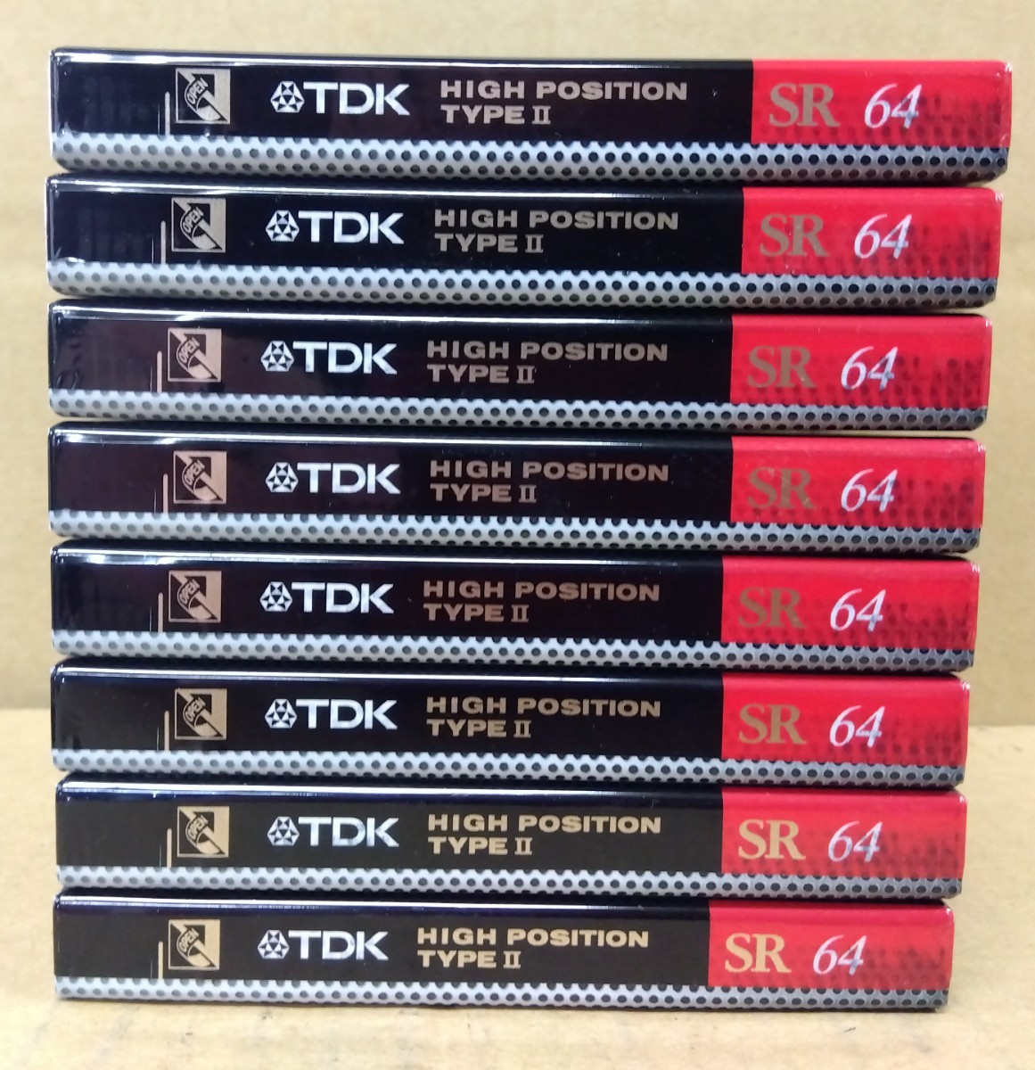 【未開封品】カセットテープ ハイポジ TDK(SR64) ８本セット 人気商品 録音 八王子引き取りOK242120の画像4