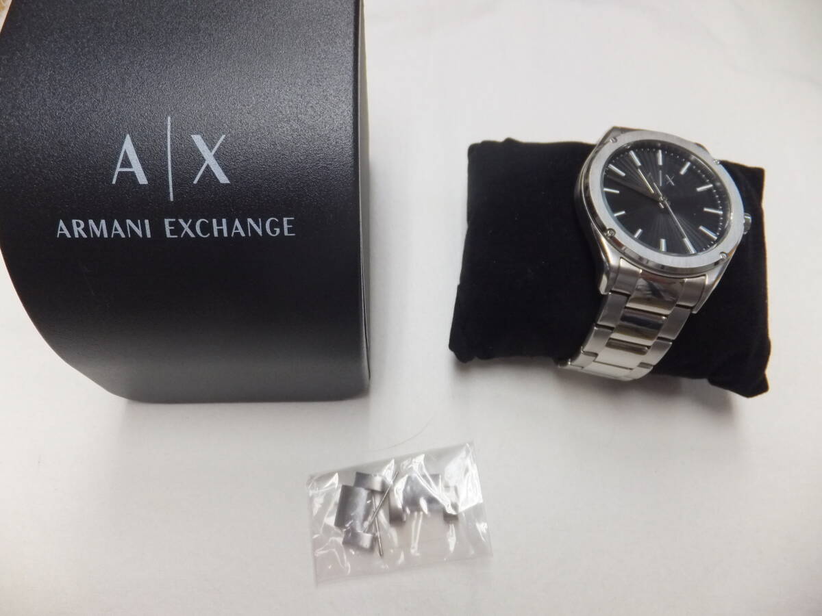 ARMANIEX　アルマーニEX　 メンズ腕時計 Fitz ブラック　箱・2コマあり　AX2800　送料込み　即決のみ_画像1