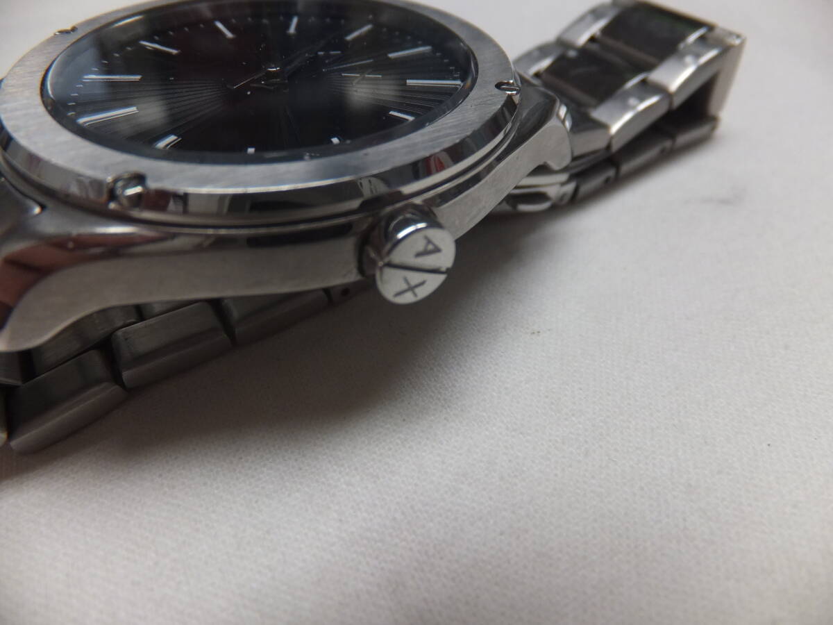 ARMANIEX　アルマーニEX　 メンズ腕時計 Fitz ブラック　箱・2コマあり　AX2800　送料込み　即決のみ_画像5
