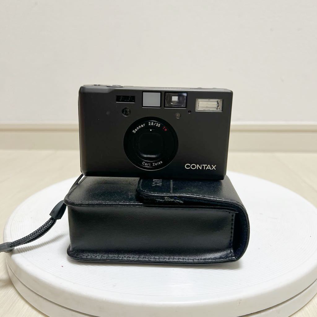 CONTAX T3 コンパクトフィルムカメラ ケース付 _画像1