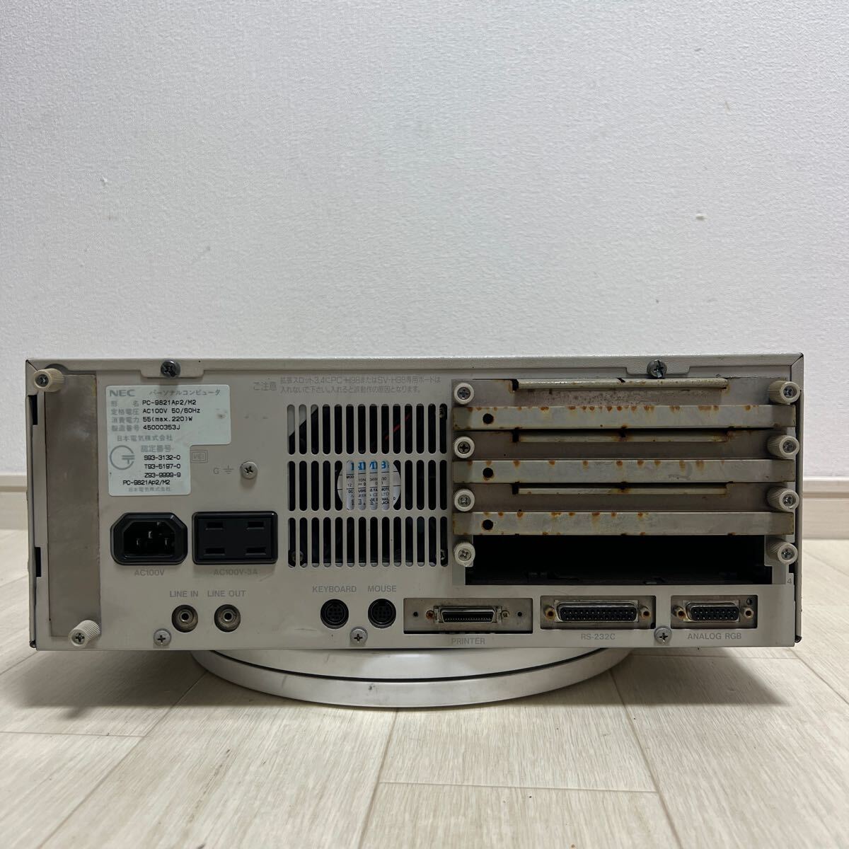 NEC パーソナルコンピュータ PC-9821AP2/M2 通電確認のみ_画像5