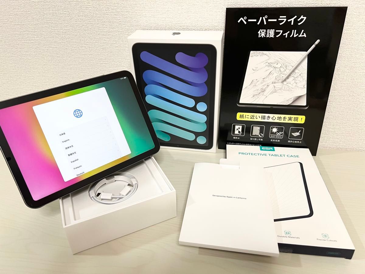 美品/AppleCare+付 iPad mini6 256GB Wi-Fi スペースグレイ 美品/AppleCare+付 iPad mini6 256GB Wi-Fi スペースグレイ