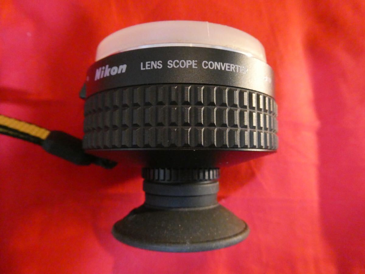 美品 Nikon LENS SCOPE CONVERTER 防湿庫保管品 ストラップ付属 ニコン Fマウント_画像4