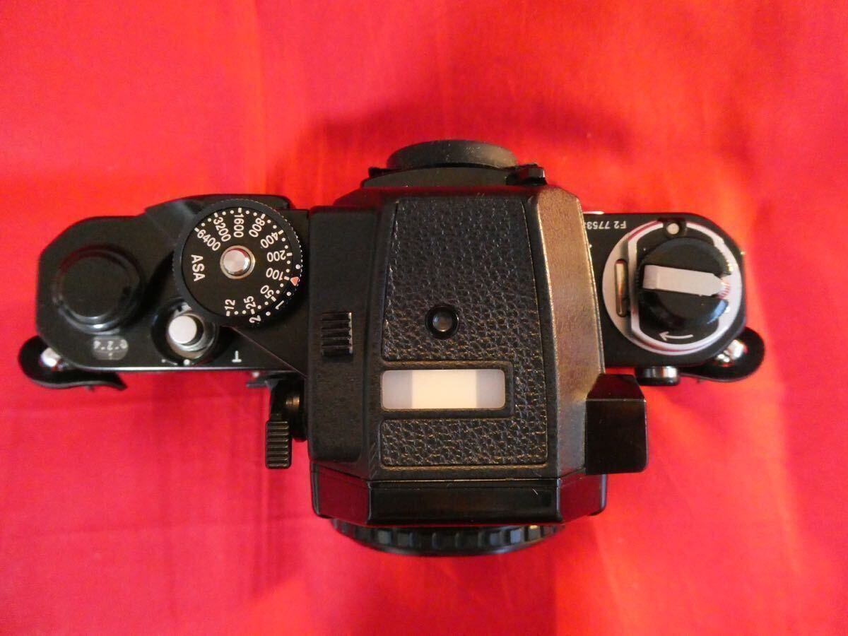 美品 Nikon F2 PHOTOMIC フォトミック AS 黒 ブラック 一眼レフ フィルムカメラ 防湿庫保管品 ニコン レンズ LENS SERIES E 50mm 1:1.8_画像3