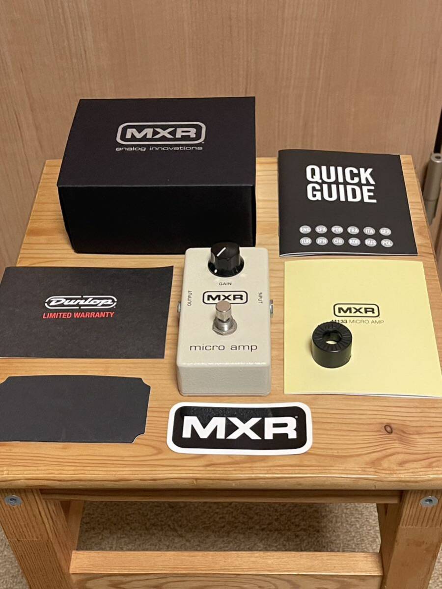 MXR M133 micro amp エムエックスアール ブースター_画像1