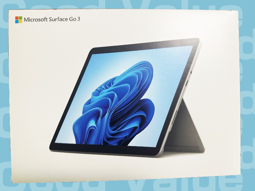 美品！Microsoft Surface Go 3 8VA-00015 モデル：1901 タブレットPC 10.5型 高級保護シート張り！！Windows11 Home サーフェス☆1円～の画像1