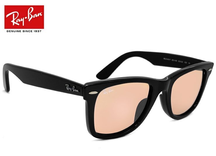  новый товар RayBan Wayfarer солнцезащитные очки Ray-Ban rb2140f 6014b WAYFARER 601/4b мужской женский rb2140-f свет цвет линзы 