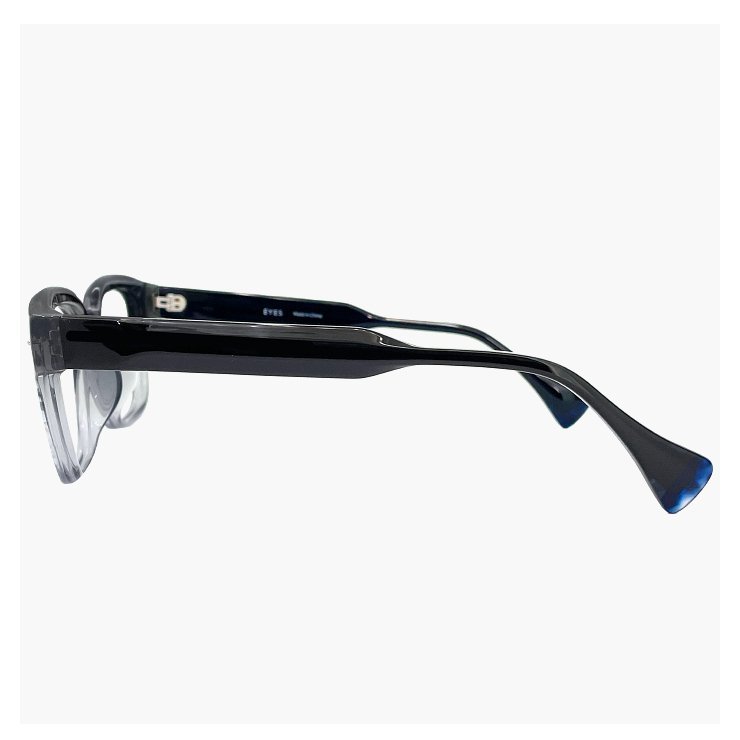 新品 メンズ 骨太 メガネ 1528-3 おしゃれ クリア グレー カラー 眼鏡 男性用 ウェリントン 型 フレーム UVカット venus×2_画像3