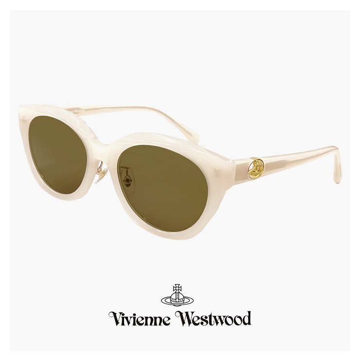 新品 レディース ヴィヴィアン ウエストウッド サングラス 41-5005 c02 54mm Vivienne Westwood uvカット 紫外線対策 ウェリントン 型_画像1