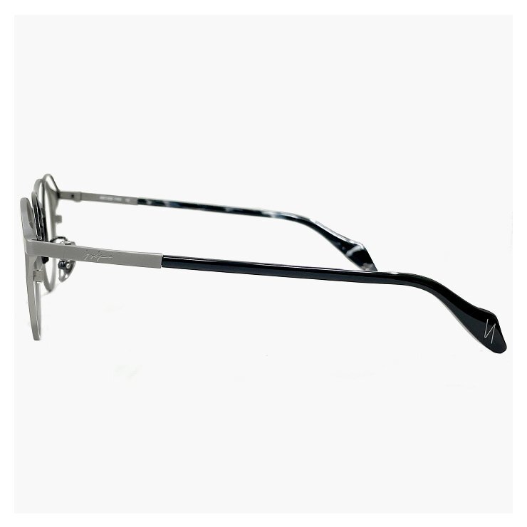 新品 ヨウジ ヤマモト メガネ 日本製 19-0077 3 c03 48mm Yohji Yamamoto 眼鏡 メンズ ブランド ボストン 型 チタン フレーム 鯖江産 通販の画像3