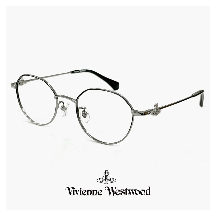 新品 ヴィヴィアン ウエストウッド レディース メガネ 40-0011 c03 48mm Vivienne Westwood 眼鏡 女性 クラウンパント メタル フレーム
