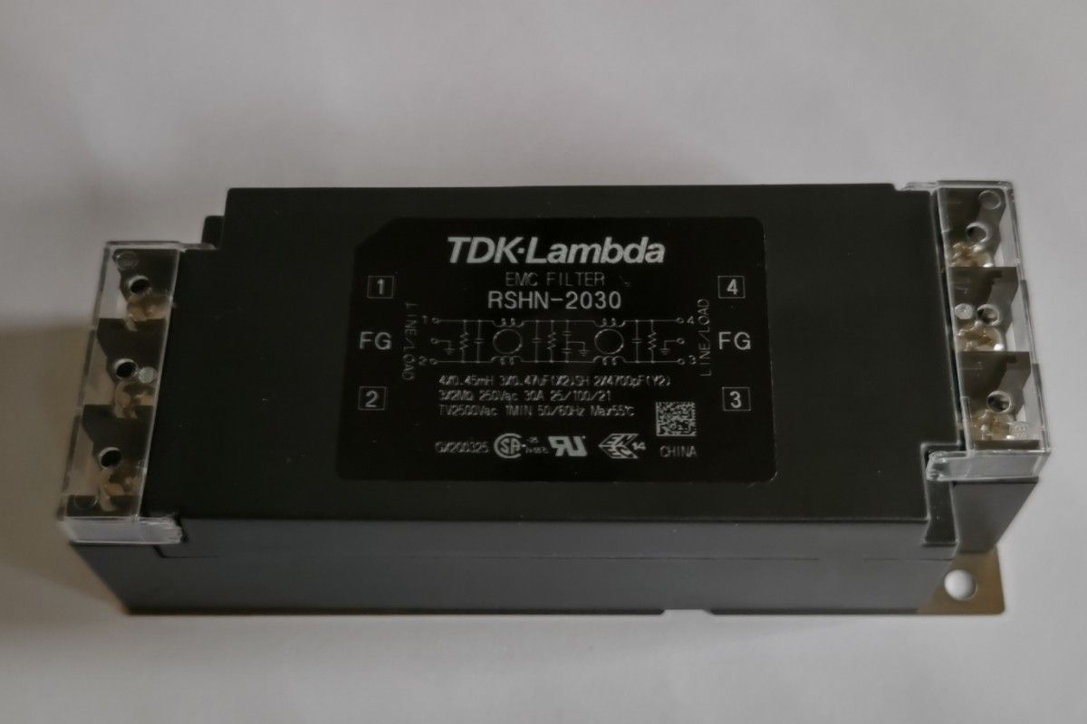 TDK-Lambda TDKラムダ EMC FILTER RSHN-2030  電源ライン EMC ノイズフィルタ