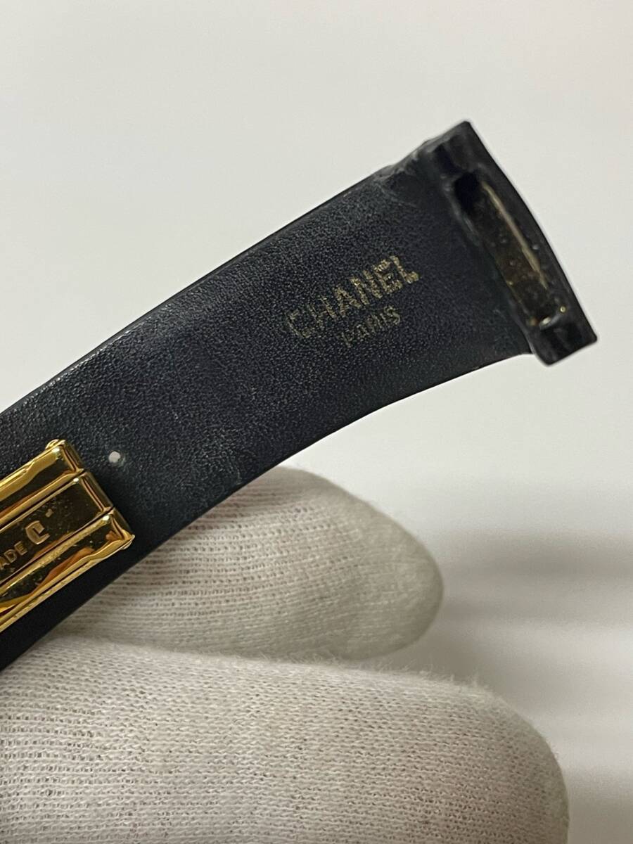 Chanel シャネル 時計 マトラッセ GPバックル+ストラップ【現状】の画像5
