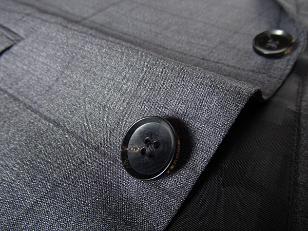  new goods * spring summer * Renoma Paris srenoma PARIS* high class Super100\'s window pen check pattern wool suit BB6 gray 
