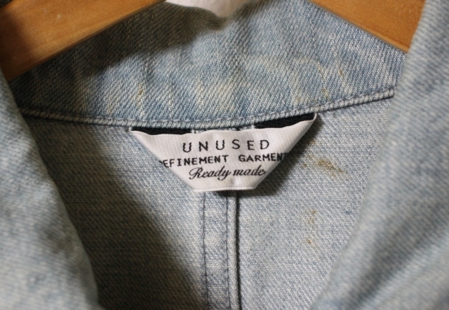 UNUSED（アンユーズド）◆スナップ釦留め デニム シャツ ジャケット 3_画像5