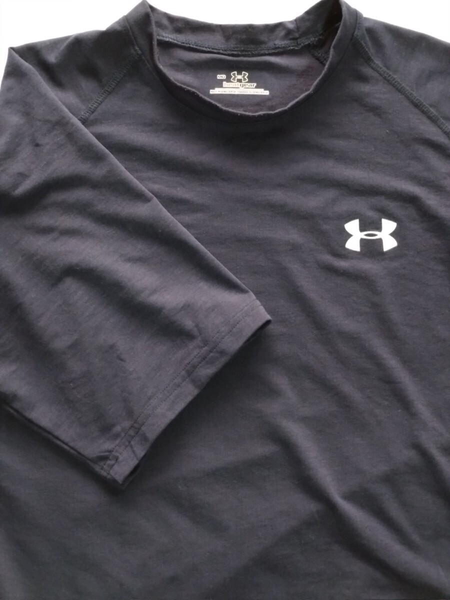 UNDER ARMOUR Tシャツ 半袖 Lサイズ相当 USA輸入品 2枚セット メンズ アンダーアーマー グレー系 ネイビー系の画像7