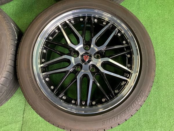 送料無料 ラジアルセット 共豊 シュタイナー LMX ブリヂストン ルフト RV 215/50R17 2022年 ノア ボクシー ステップワゴン エスクァイア_画像3