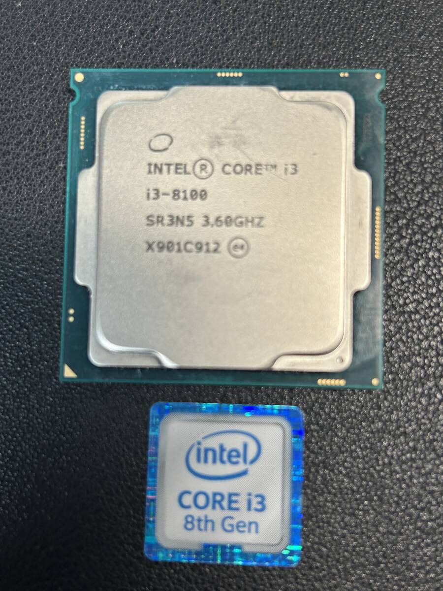 #3 Intel CPU 第8世代 Core i3 8100 3.60GHz LGA1151 ■動作確認品 ■送料無料 の画像1
