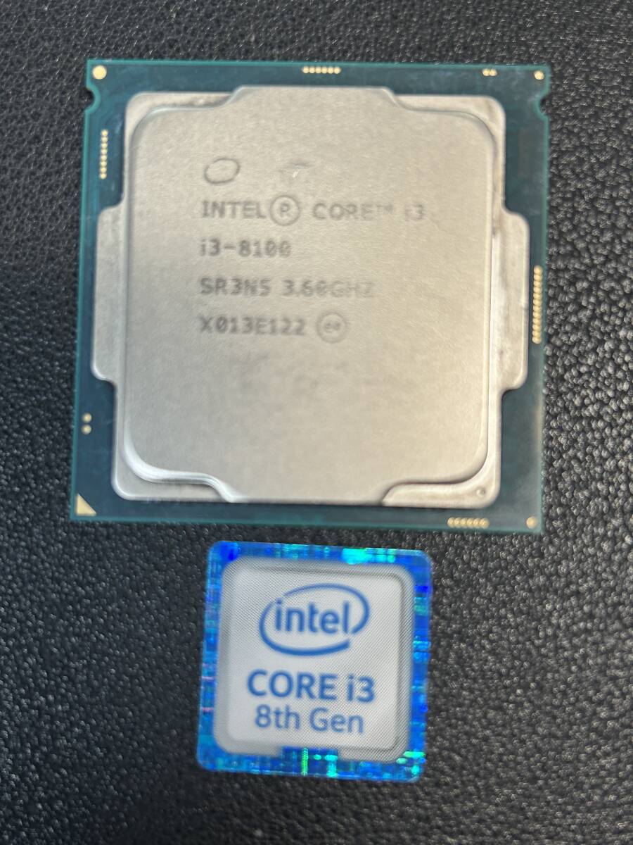 #4 Intel CPU 第8世代 Core i3 8100 3.60GHz LGA1151　■動作確認品 ■送料無料_画像1