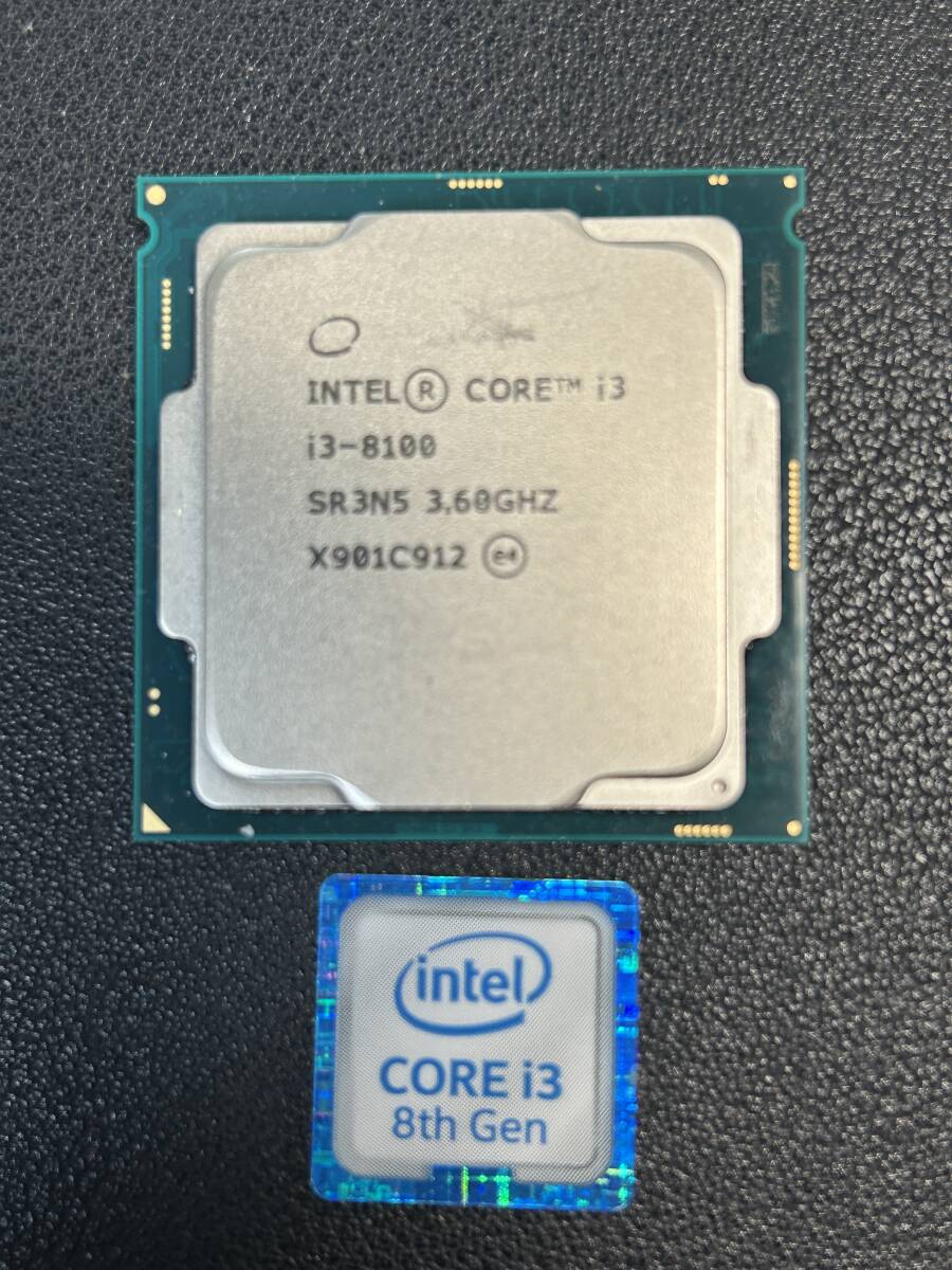 #6 Intel CPU 第8世代 Core i3 8100 3.60GHz LGA1151　■動作確認品 ■送料無料_画像1