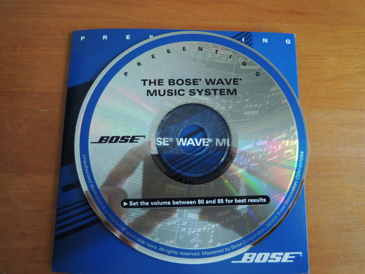 ◆WAVE MUSIC SYSTEM デモCD ウェーブミュージックシステム THE BOSE◆_画像2