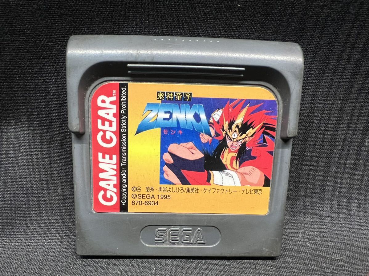 〇Ga左127〇60 ゲームギア ソフト 鬼神童子ゼンキ ZENKI SEGA セガ カセット GAMEGEAR ゲームソフト 当時物 レトロ ソフトのみ の画像1