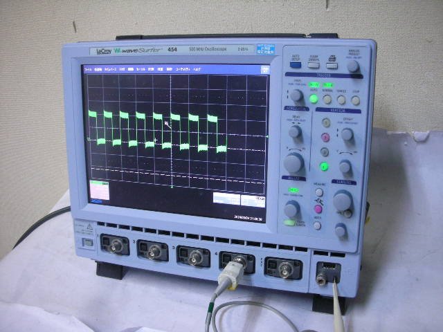 LeCroy 500MHz OSCILLSCOPE WaveSurfer 454VL 現状で！_画像6