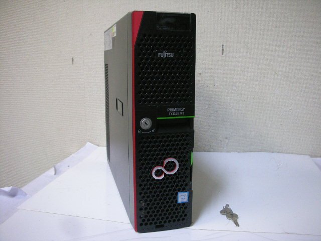 Fujitsu PRIMERGY TX1320 M3 SAS モデル(Xeon QuadCore E3-1220 V6 3GHz/16GB/SAS 2.5インチ 1.2TB x 2)の画像1