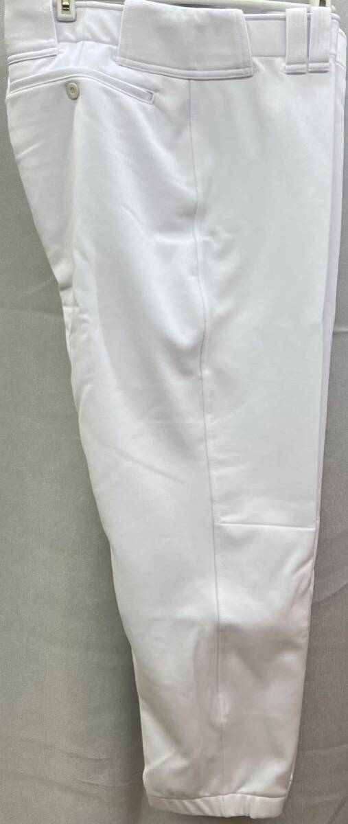 O ミズノ レギュラータイプ 野球 ユニフォーム ズボン パンツ 練習着 ホワイト 白 膝二重 スペアパンツ 一般 LL XLの画像3