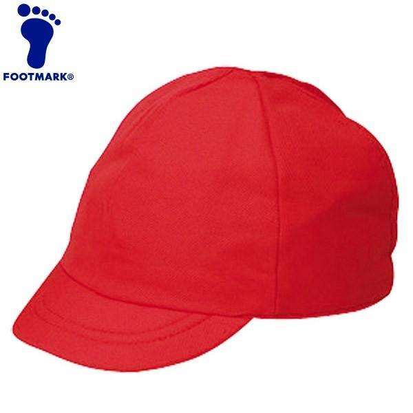 LL 59-63cm スクラム 紅白帽 赤白帽子 レッド ホワイト 赤 白 体育 小学校 入学 新入生 幼稚園 フットマーク 赤白帽 紅白帽子 キャップ_画像1