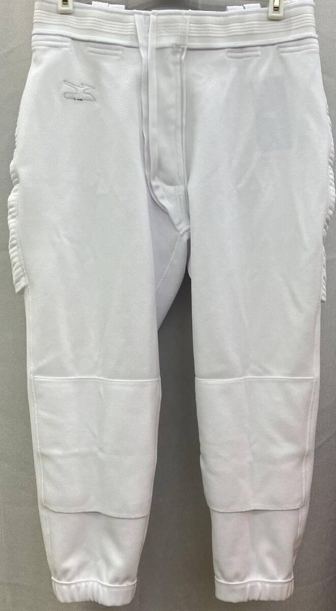 S ミズノ レギュラータイプ 野球 ユニフォーム ズボン パンツ 練習着 ホワイト 白 膝二重 スペアパンツ 一般 12JD6F6001の画像8