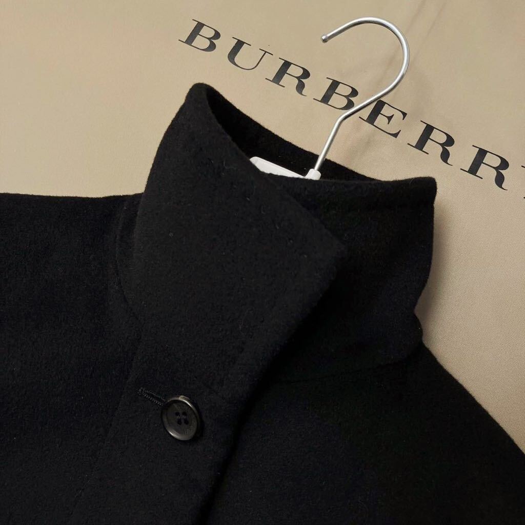 F50【極上アンゴラ】参考価格18万●超美品BURBERRY LONDON●華やかなシルエット〜高級トレンチコート バーバリーコート レディース_画像8