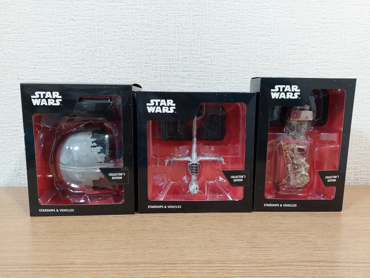 【未使用品】デアゴスティーニ　STAR WARS　スターウォーズ　スターシップ&ビークル コレクション　フィギュア3点セット_画像1