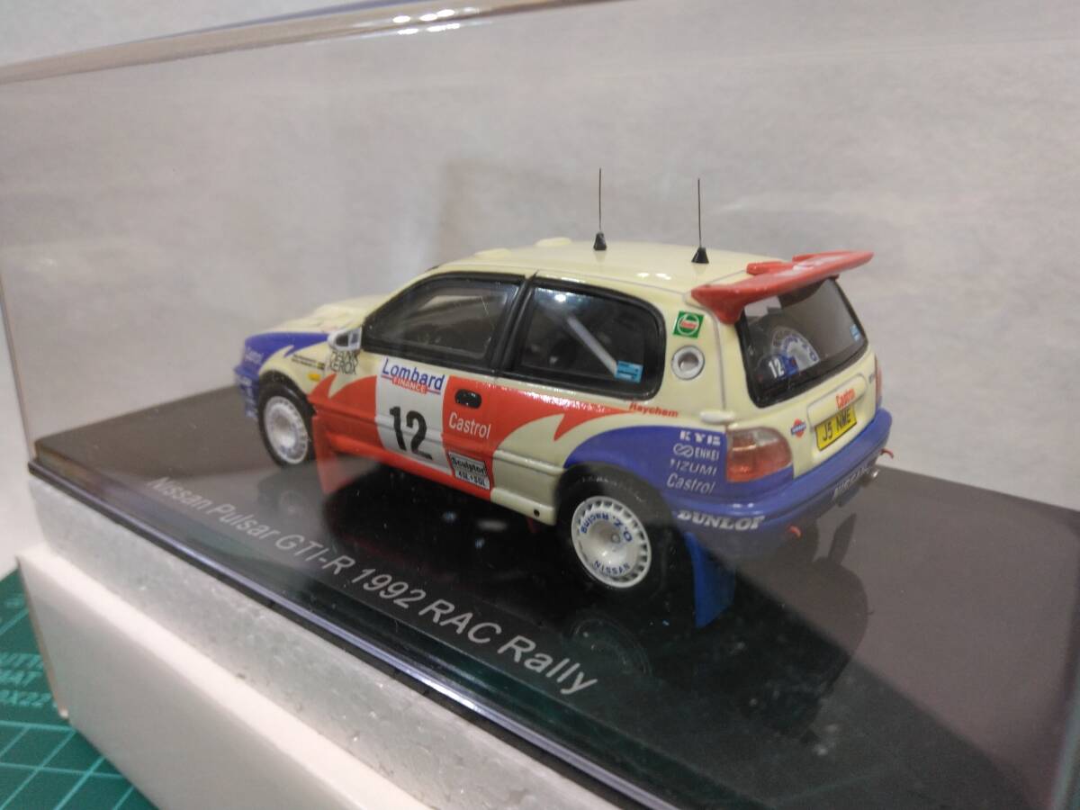 1/43 ノレブ 日産・パルサー ＧＴＩ-Ｒ（Ｎ１４型・ＲＡＣラリー）の画像4