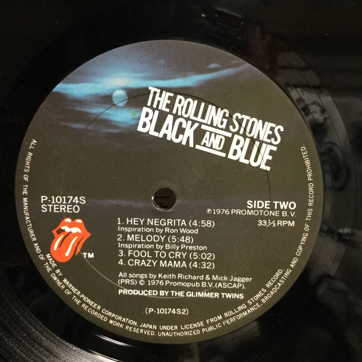ブラック・アンド・ブルー／ローリング・ストーンズ (LPレコード) Black And Blue/The Rolling Stonesの画像10