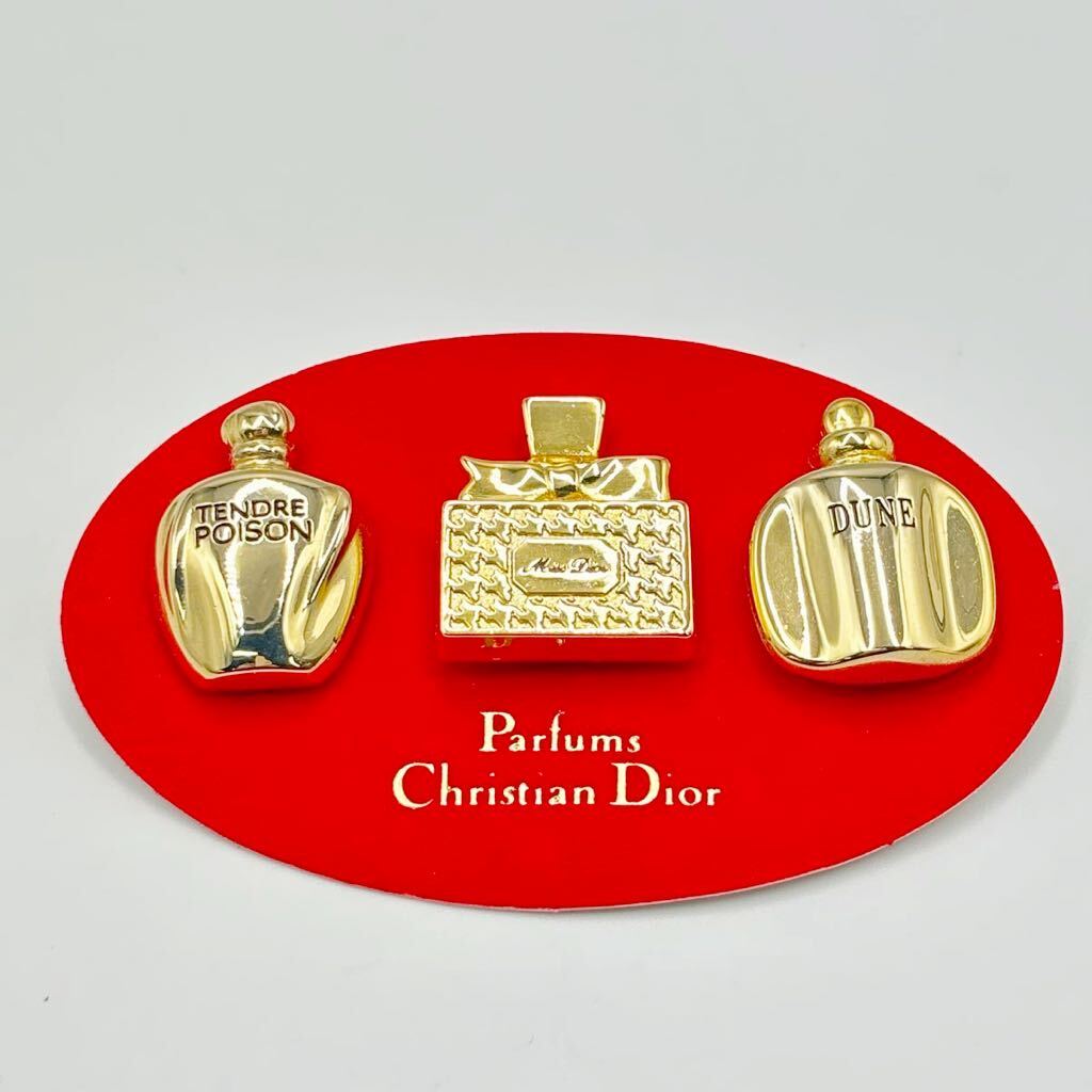 Christian Dior クリスチャン ディオール ピンバッチ ブローチ ゴールドカラアクセサリー_画像1