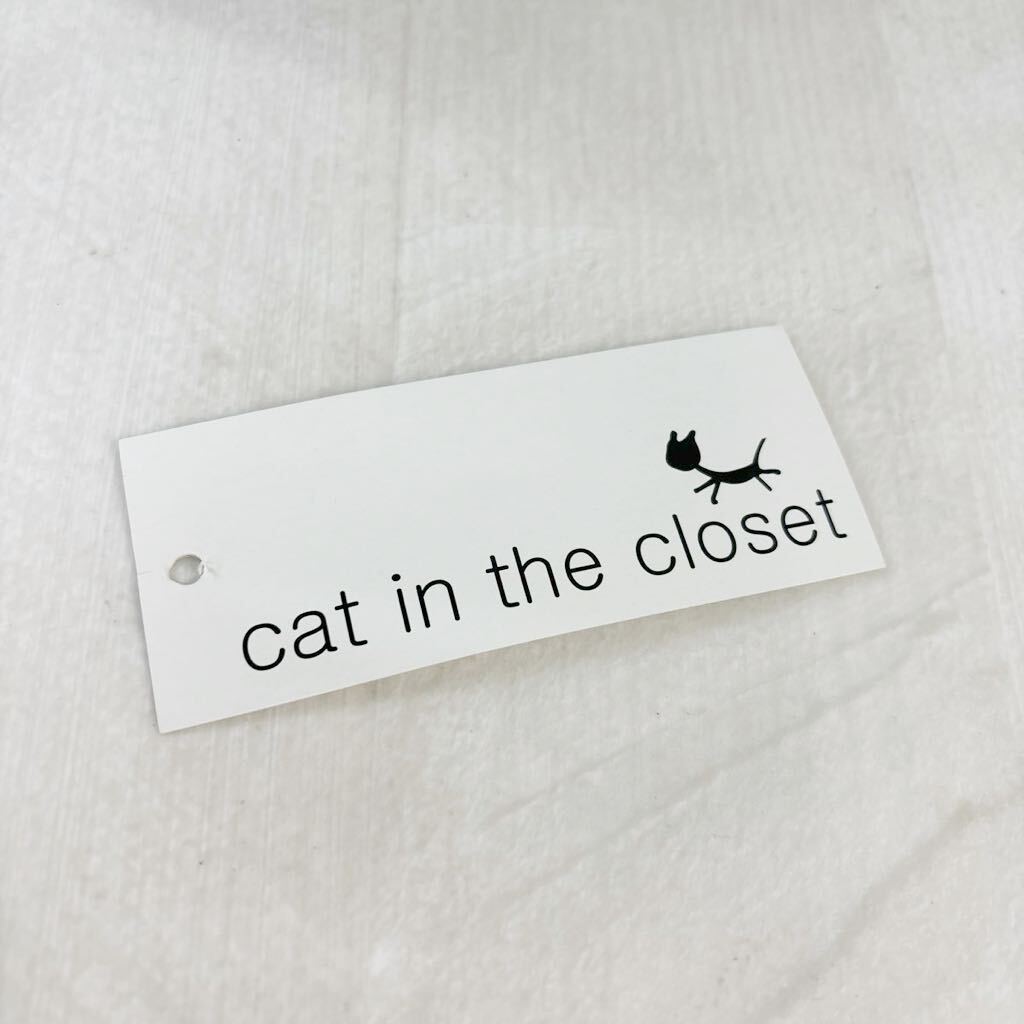 【新品未使用】 Cat In The Closet キャットインザクローゼット クロコ型押 ハンドバッグ トートバッグ ブラック 黒 レディース 鞄_画像9