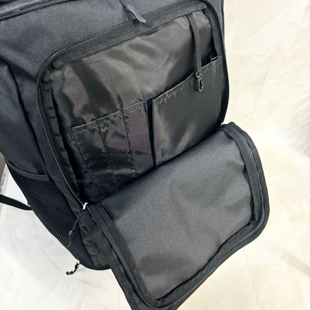 [ beautiful goods ]asics Asics product number EBA647 backpack rucksack black high capacity 40L Sportback W32×H58×D20 bag -kt240304