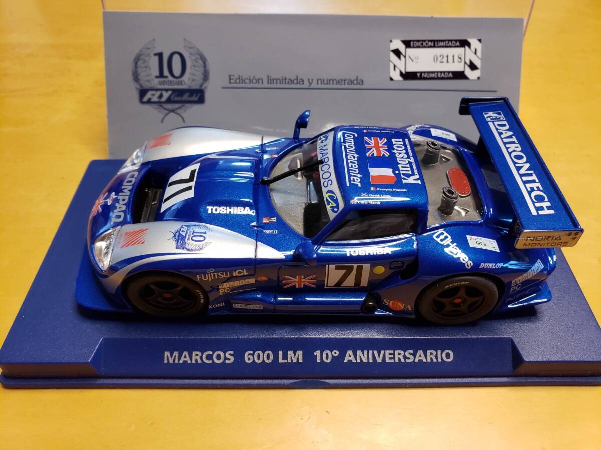 1/32 FLY製 フライ スペイン製 イギリス車 マーコス MARCOS 600LM 限定モデル 絶版レア NOT ルマン デイトナ セブリング グッドウッドの画像1