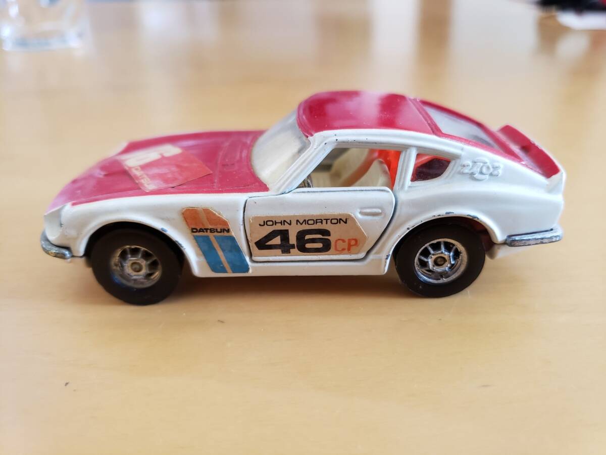 1/43 イギリス製 ビンテージ コーギー 中古 Playworn DATSUN BRE ダットサン 240Z ピートブロック 日産フェアレディーZ 510 GTR レア絶版_画像1